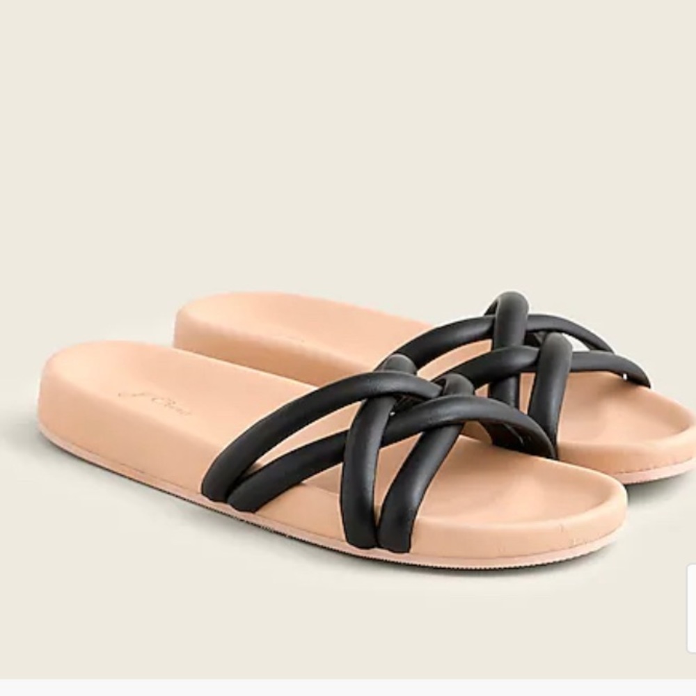 J. Crew Black Sandals
